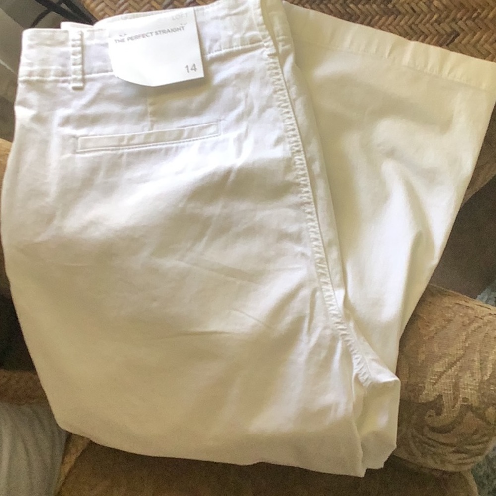 Loft The Perfect Straight Pants